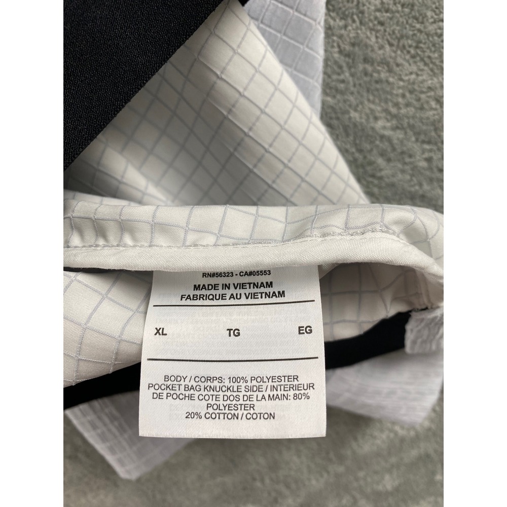 Nike Tech Pack Men XL Bomber Jacket Grey Grid Full Zip Textured Sportswear Coat - Picture 16 of 16